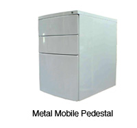 Metal Mobile Pedestal